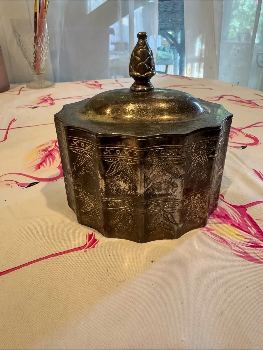 Vintage Godinger Silver Jewelry Box Trinket Tray